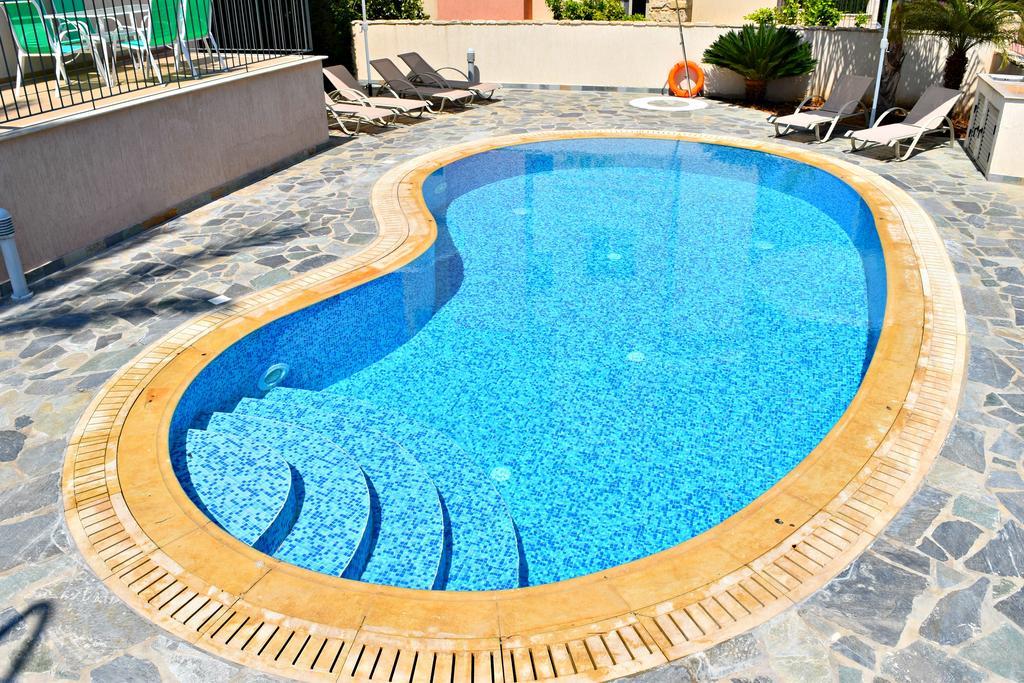 Villa Lalianda Sandy Beach Villas - Private Pool - Jacuzzi - Private Beach Area Polis Buitenkant foto